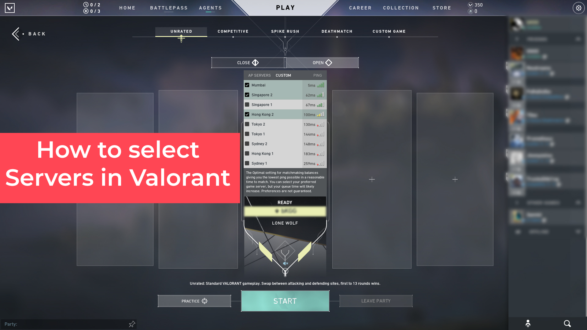 How Do I Change My Ap Server To Valorant?